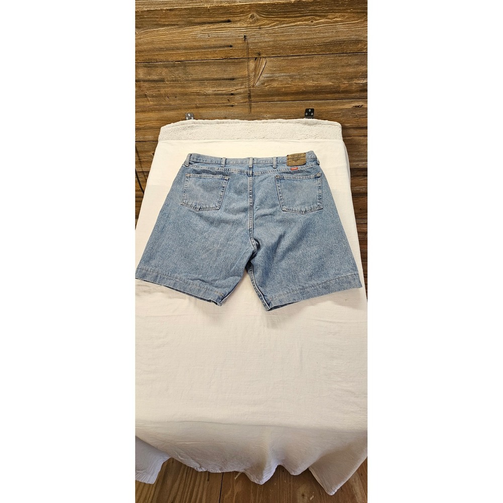 Wrangler Mens Relaxed Fit‎ Denim Shorts Light Wash Blue Cotton 606W3LT Size 42